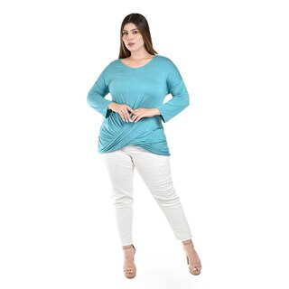 Foto 5 | Blusa con Diseño Cruzado Roman Fashion para Mujer