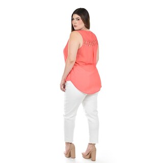 Foto 3 | Blusa con Detalle Cut Out Roman Fashion para Mujer