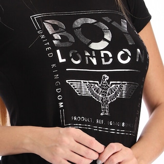 Foto 5 | Blusa Dama Letras Plata Con Nudos A Los Costados Boy London