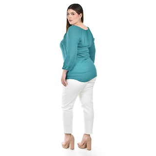 Foto 3 | Blusa con Detalle de Borlas Roman Fashion para Mujer