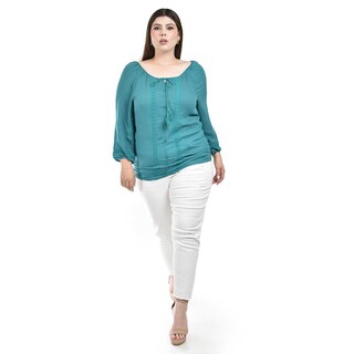Foto 4 | Blusa con Detalle de Borlas Roman Fashion para Mujer