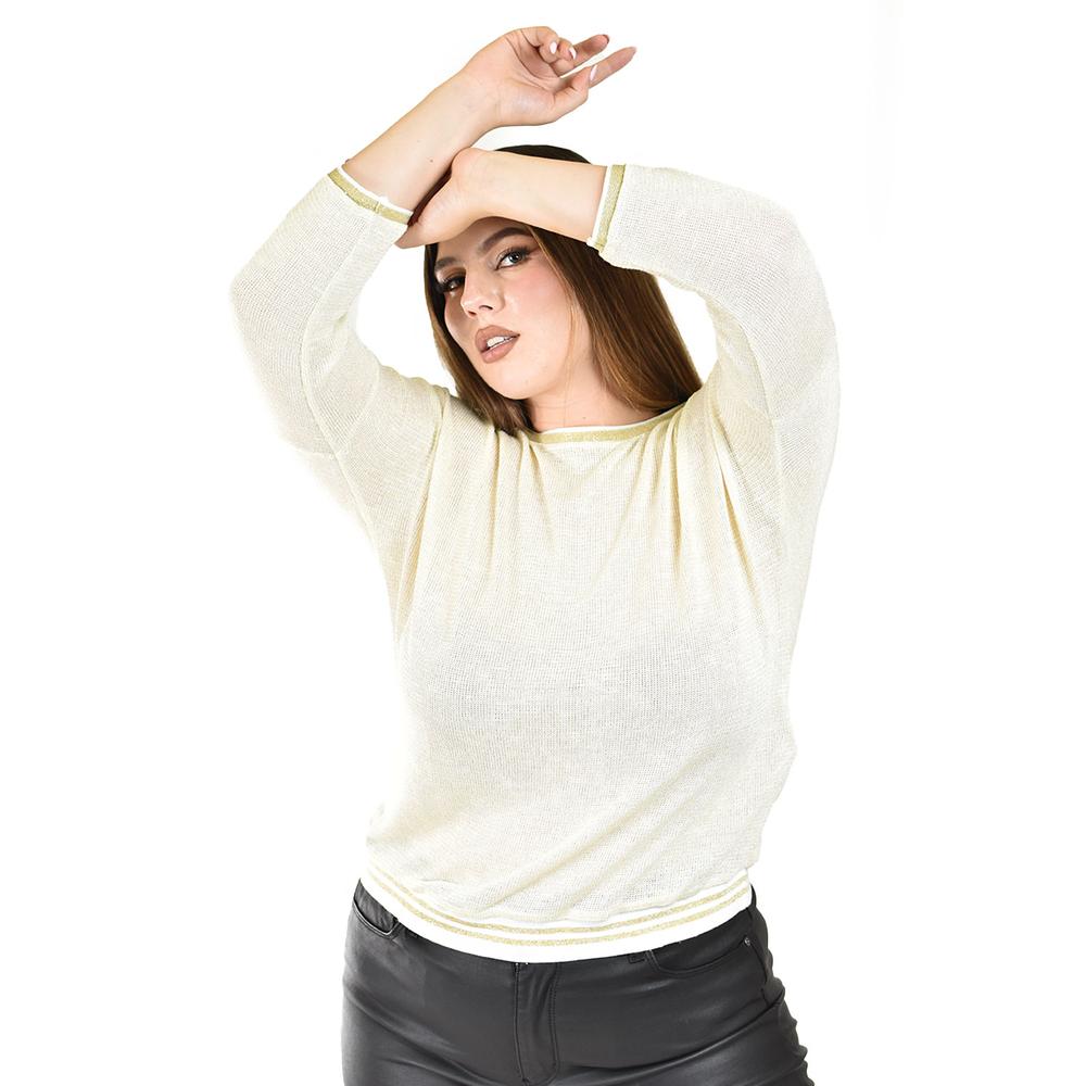 Foto 5 pulgar | Blusa Tejida Roman Fashion para Mujer