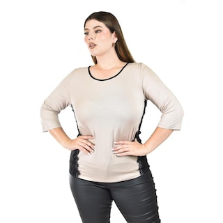 Foto 1 | Blusa con Diseño Bicolor Roman Fashion para Mujer