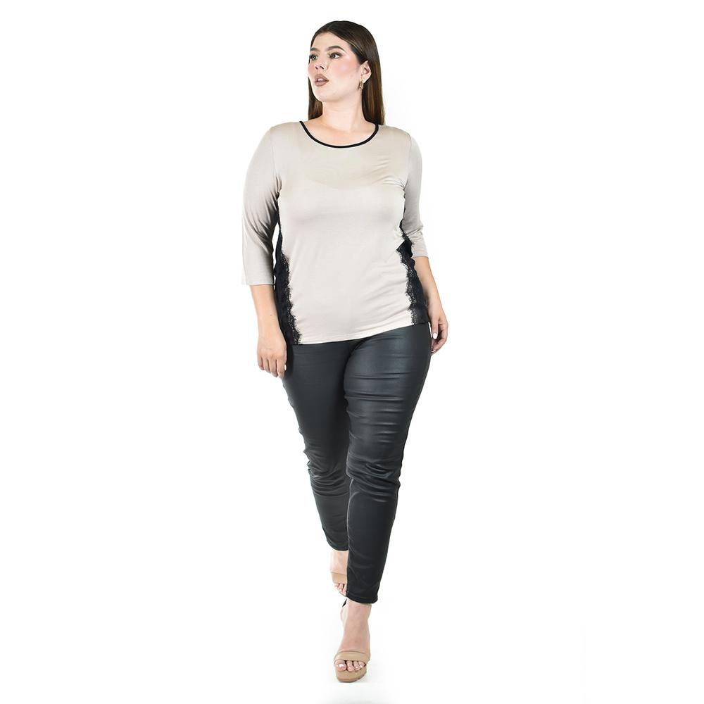 Foto 5 pulgar | Blusa con Diseño Bicolor Roman Fashion para Mujer