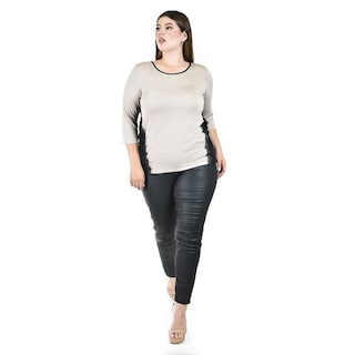 Foto 4 | Blusa con Diseño Bicolor Roman Fashion para Mujer