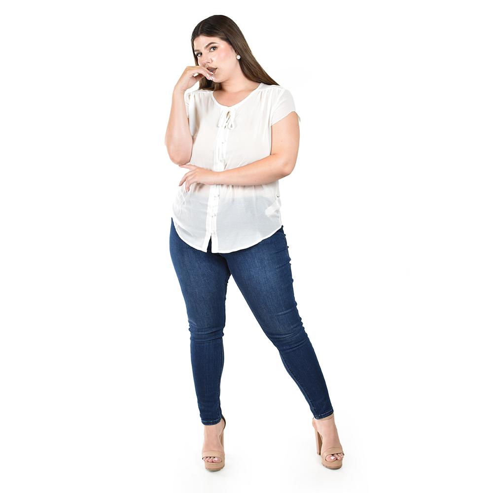 Foto 2 pulgar | Blusa Ligera con Detalle de Botones Roman Fashion para Mujer