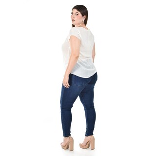 Foto 3 | Blusa Ligera con Detalle de Botones Roman Fashion para Mujer