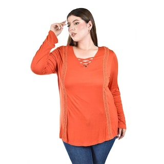 Foto 4 | Blusa con Encaje Roman Fashion para Mujer