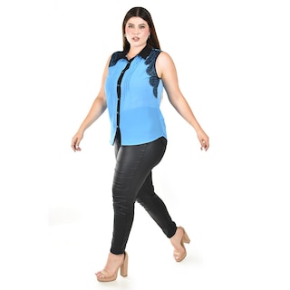 Foto 2 | Blusa sin Mangas Roman Fashion para Mujer