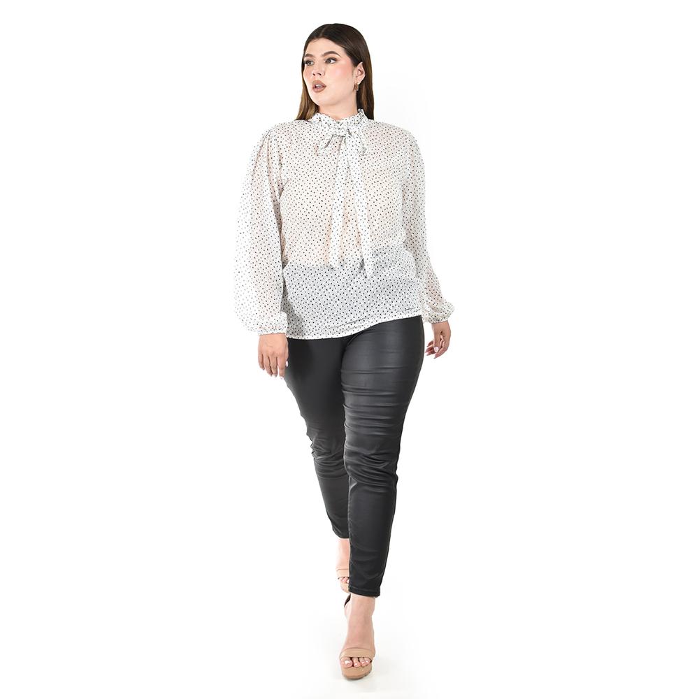 Foto 6 pulgar | Blusa Manga Larga Roman Fashion para Mujer