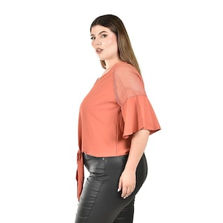 Foto 2 | Blusa con Nudo Roman Fashion para Mujer