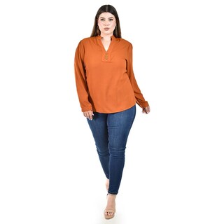Foto 4 | Blusa de Manga Larga Roman Fashion para Mujer