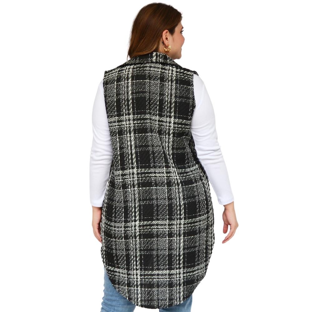 Foto 4 | Chaleco Roman Fashion 7052 color Negro