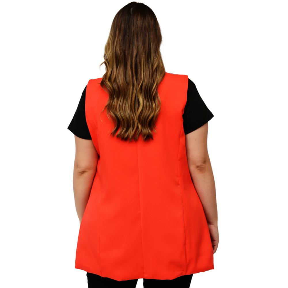 Foto 3 | Chaleco Juvenil Roman Fashion Talla Extra 7352 color Naranja