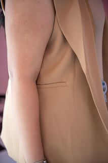 Foto 5 | Chaleco de Vestir María Ferré color Café para Mujer