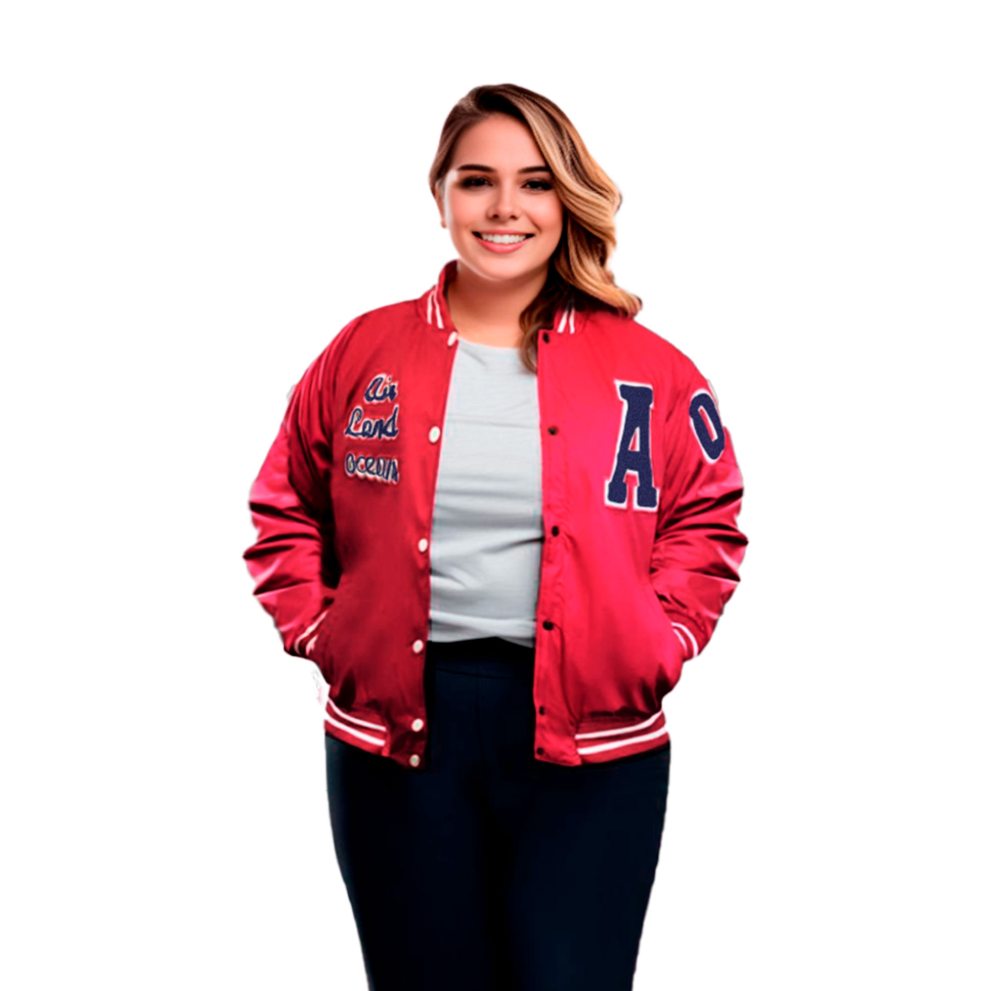 Foto 2 pulgar | Chamarra Bomber Britos Jeans Mujer Curvy Bo3153