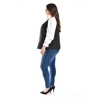 Foto 2 | Chaleco De Vestir Roman Fashion /tallas Extras, 2430 (negro) Negro