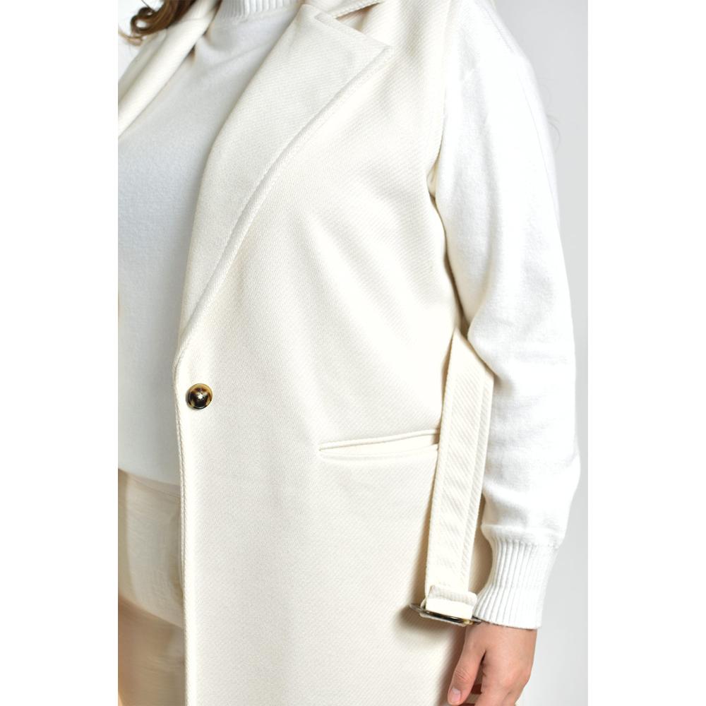 Foto 5 pulgar | Chaleco Largo Con Textura Roman Fashion /tallas Extras, 2056 (hueso) Beige