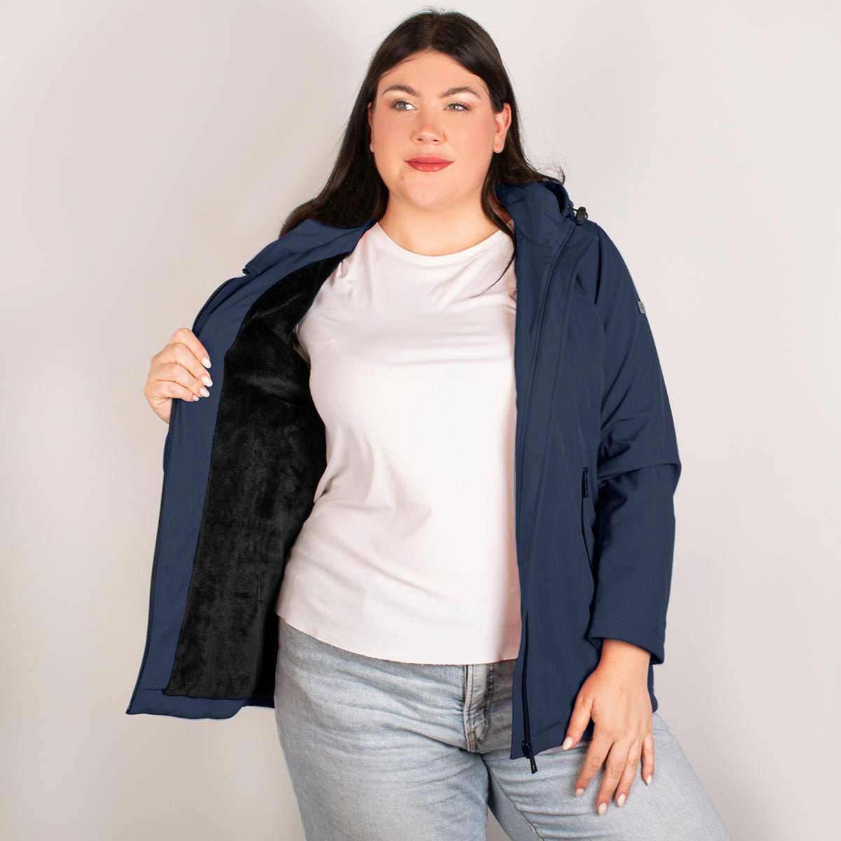 Foto 2 | Chamarra Impermeable Tallas Extra Greenlander para Mujer