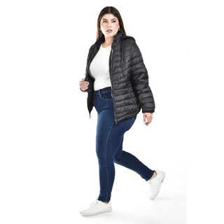 Foto 2 | Chamarra Acolchada Roman Fashion Negro