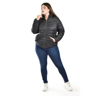 Foto 7 | Chamarra Acolchada Roman Fashion Negro