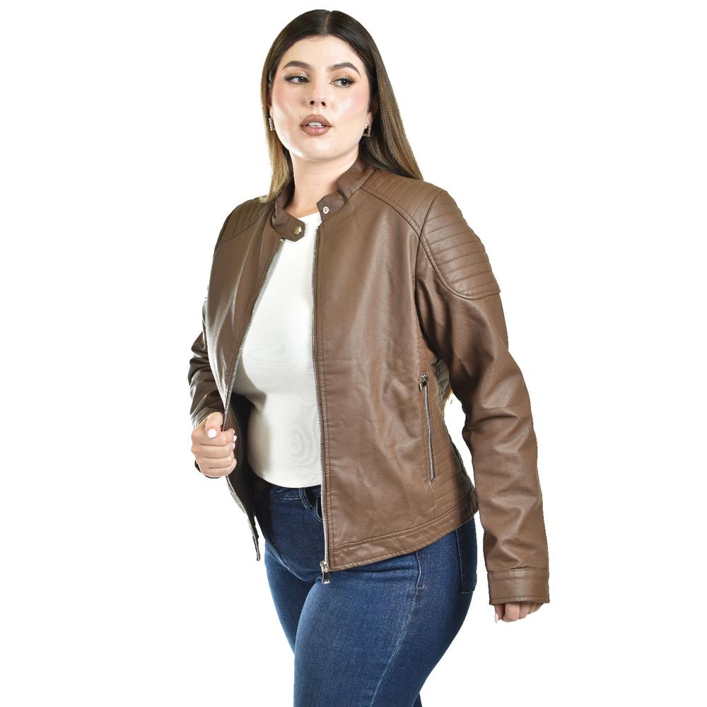 Foto 5 pulgar | Chamarra Biker Roman Fashion Café