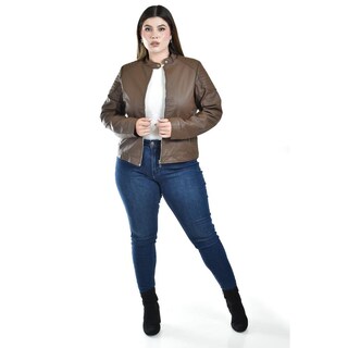 Foto 5 | Chamarra Biker Roman Fashion Café