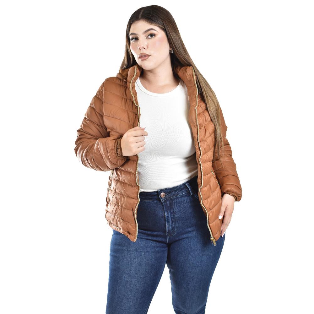 Chamarra Acolchada con Capucha Roman Fashion Café