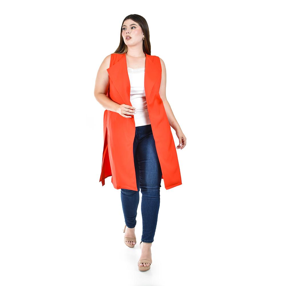 Foto 4 | Chaleco Largo de Vestir Roman Fashion para Mujer