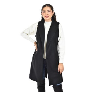 Foto 4 | Chaleco Con Solapa Roman Fashion /juvenil 2953 (negro) Negro