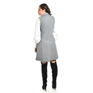 Foto 3 | Chaleco Con Solapa Roman Fashion /juvenil 2953 (gris) Gris