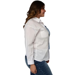 Foto 2 | Camisa para Dama Roman Fashion Talla Extra 3700 color Blanco