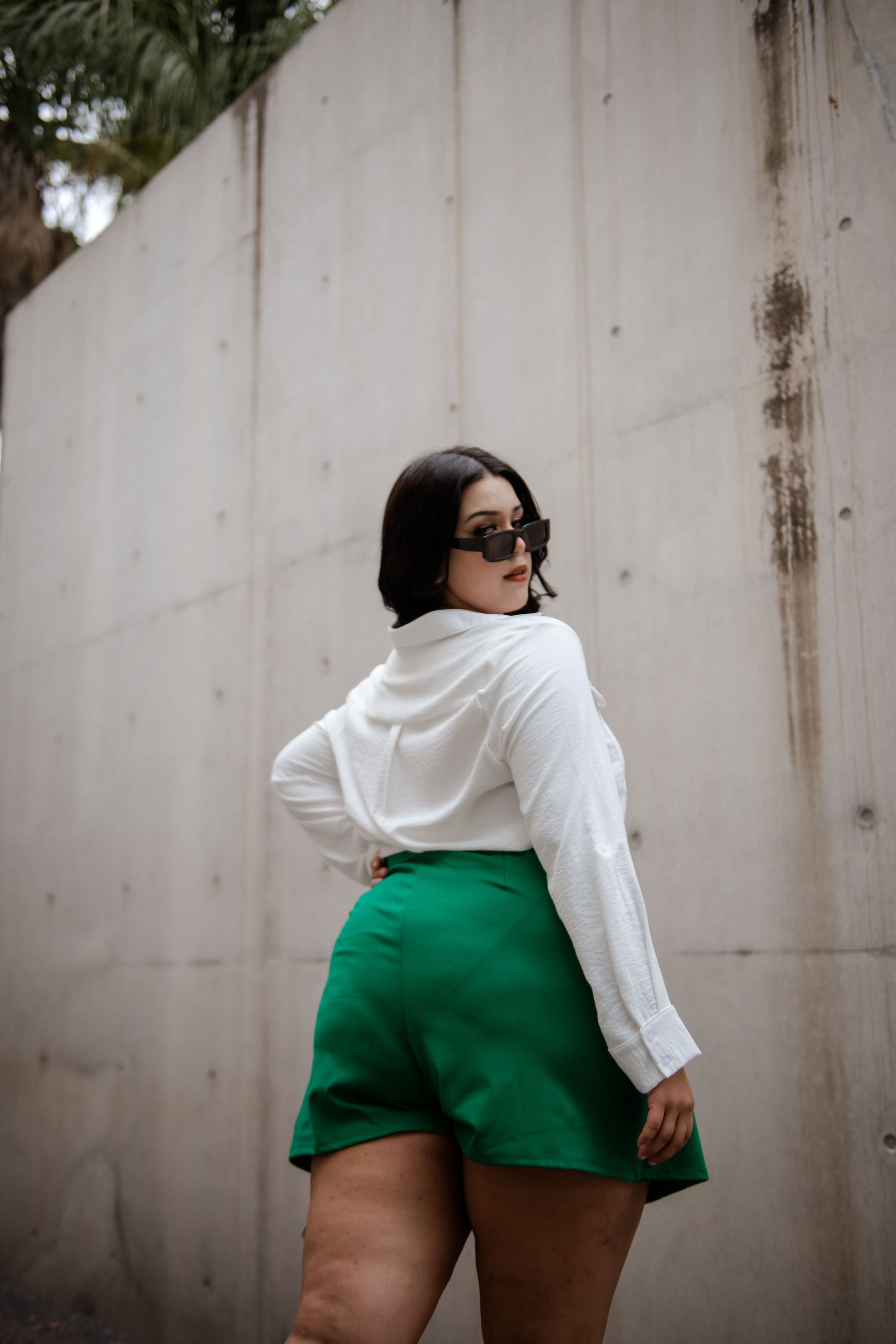 Foto 7 pulgar | Blusa Camisera María Ferré 30520 Blanco Manga Larga Para Mujer Tallas Extras