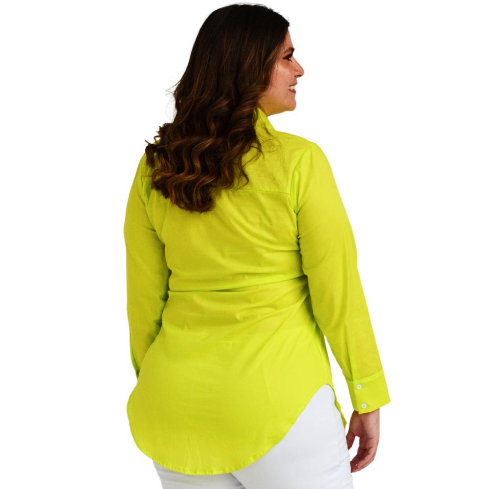 Foto 4 pulgar | Blusa Roman Fashion color Verde para Mujer