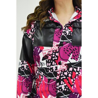 Foto 4 | Camisa Sublimada Roman Fashion Fucsia para Mujer