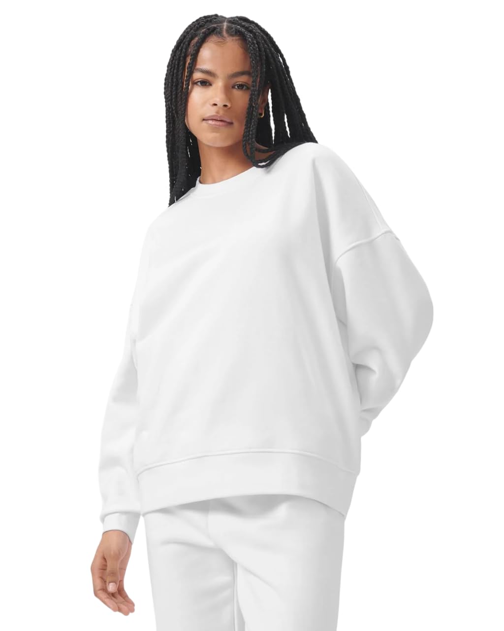 Foto 1 | Sudadera Florence By Mills Cozy Crush Oversized White - Venta Internacional.