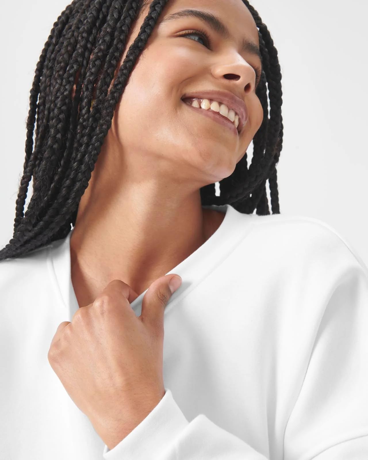 Foto 5 pulgar | Sudadera Florence By Mills Cozy Crush Oversized White - Venta Internacional.