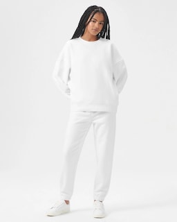 Foto 5 | Sudadera Florence By Mills Cozy Crush Oversized White - Venta Internacional.