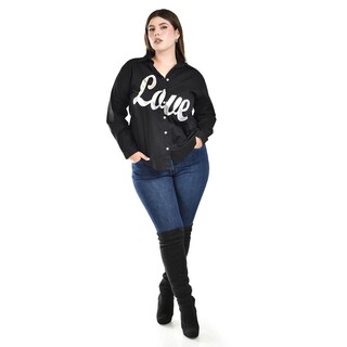 Foto 6 | Blusa de Algodon Roman Fashion Negra para Mujer