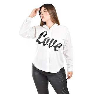 Foto 1 | Camisa Manga Larga Roman Fashion para Mujer