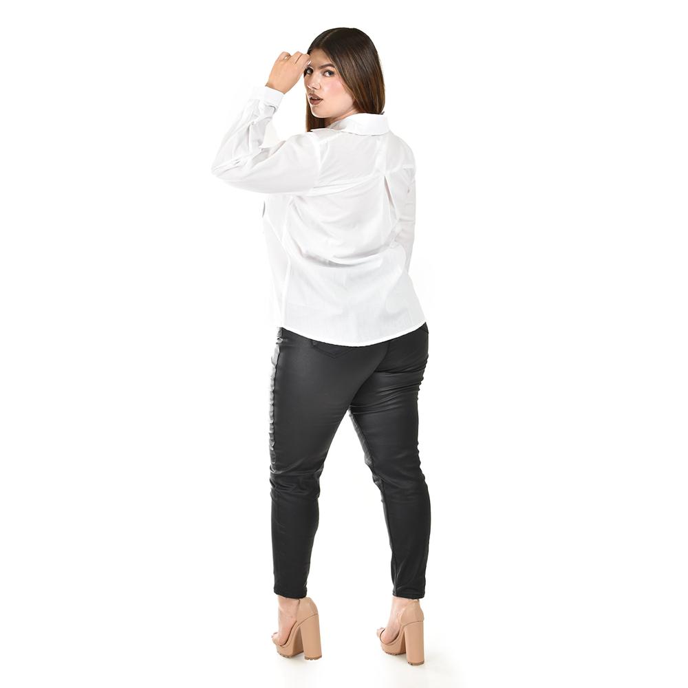 Foto 4 pulgar | Camisa Manga Larga Roman Fashion para Mujer