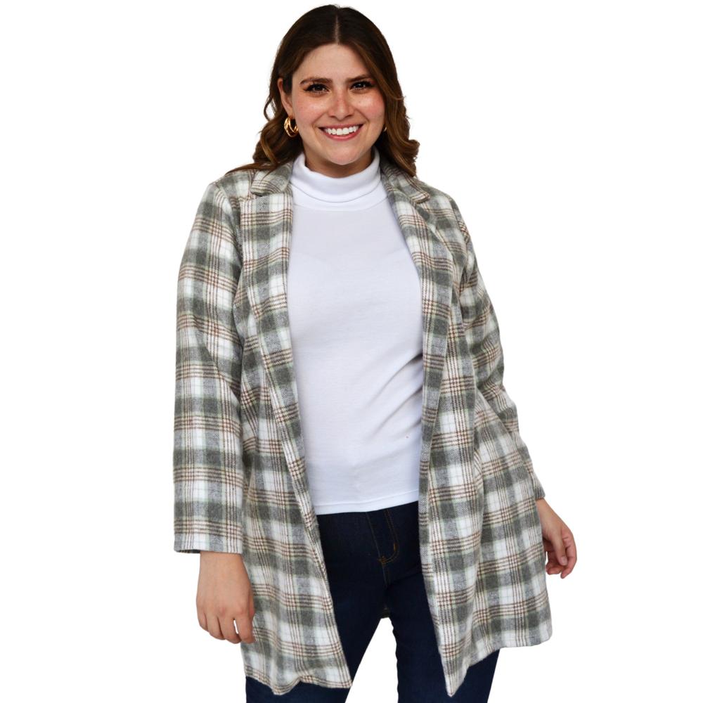 Foto 1 | Ensamble de Lana ROMAN FASHION JA-MIC-2091-GRIS-ALL Tallas Extras