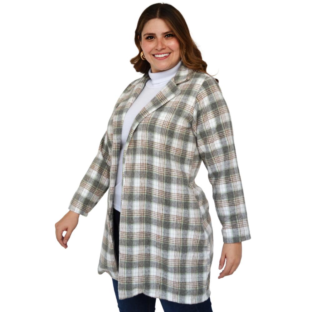 Foto 3 pulgar | Ensamble de Lana ROMAN FASHION JA-MIC-2091-GRIS-ALL Tallas Extras