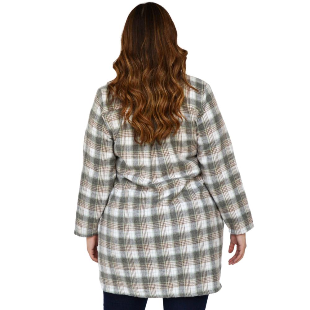 Foto 3 | Ensamble de Lana ROMAN FASHION JA-MIC-2091-GRIS-ALL Tallas Extras