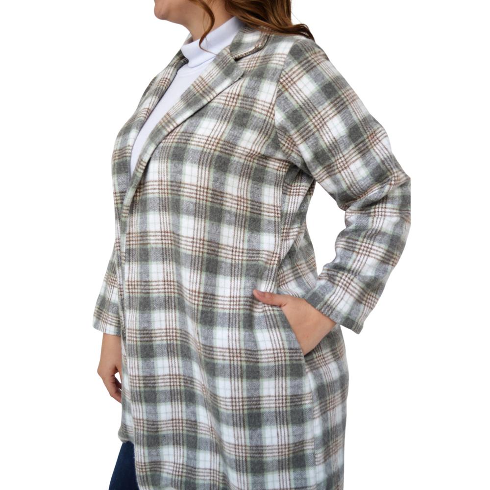 Foto 5 pulgar | Ensamble de Lana ROMAN FASHION JA-MIC-2091-GRIS-ALL Tallas Extras