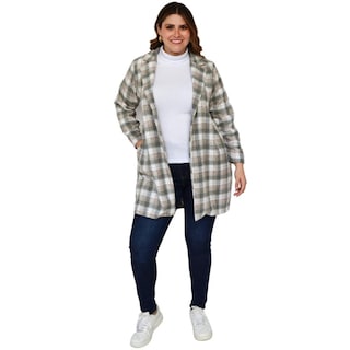 Foto 5 | Ensamble de Lana ROMAN FASHION JA-MIC-2091-GRIS-ALL Tallas Extras