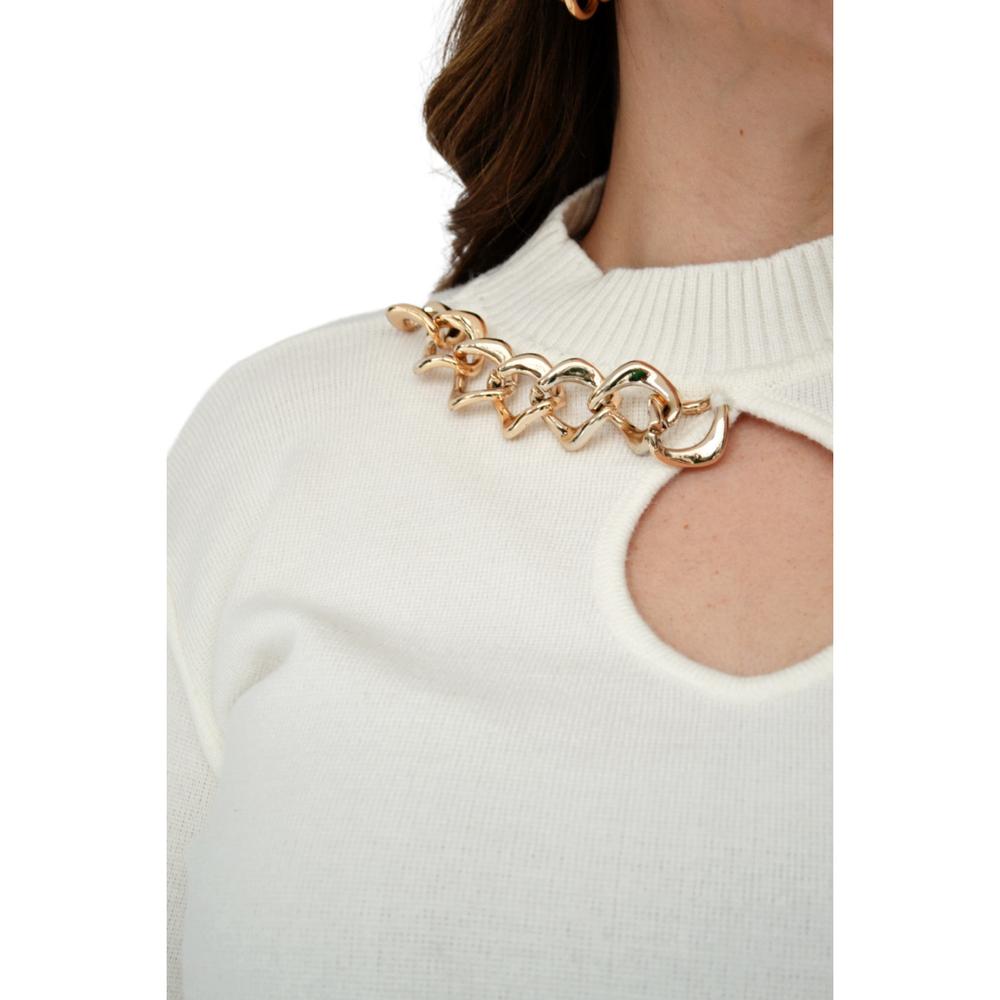 Foto 5 pulgar | Suéter Juvenil ROMAN FASHION 2031 color Blanco Tallas Extras