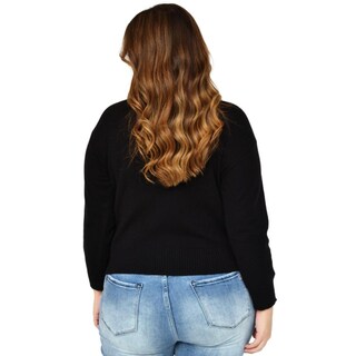 Foto 3 | Suéter Juvenil Roman Fashion Tallas Extras 2031 Negro