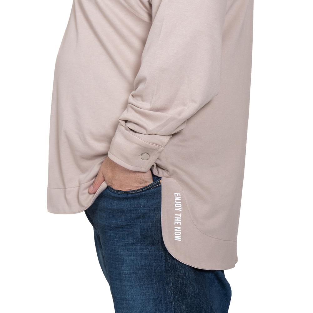 Foto 4 | Cardigan LMF Plus Size Puño color Beige Tallas Extras