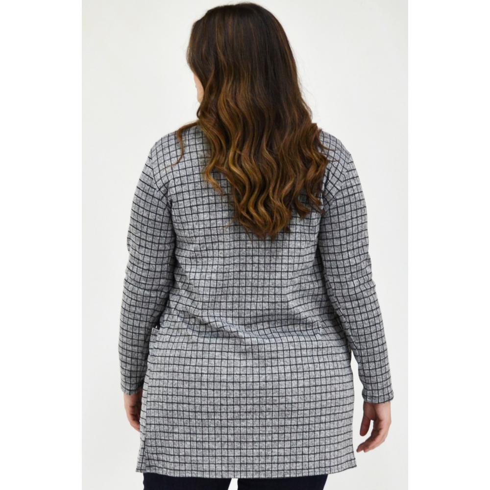 Foto 3 | Ensamble Tejido Roman Fashion Tallas Extras color Gris